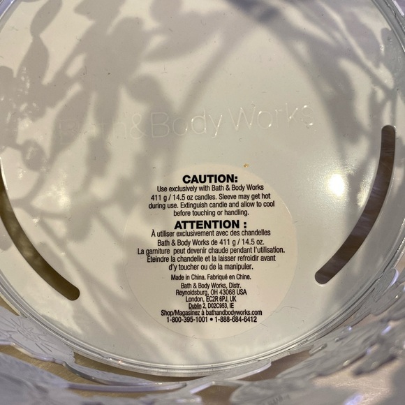 “FLORAL TOSS” Spring & Summer Pink/Green/White Colors, 3-Wick Candle Holder, NWT - Picture 8 of 8